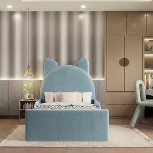 Plush Velvet Ice Blue