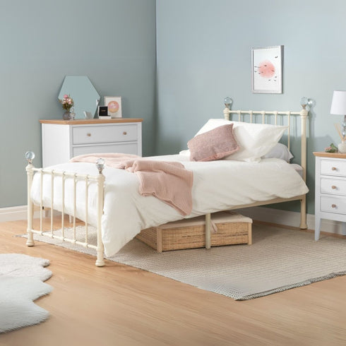 Jessica Bed Cream - Single