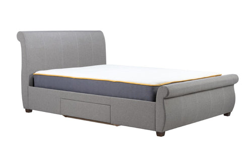 Lancaster Fabric Bed Grey