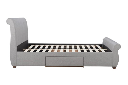 Lancaster Fabric Bed Grey