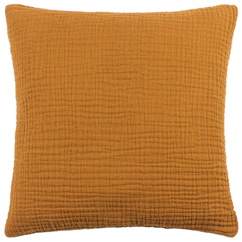 Lark Muslin Crinkle Cotton Cushion 45 x 45 cm