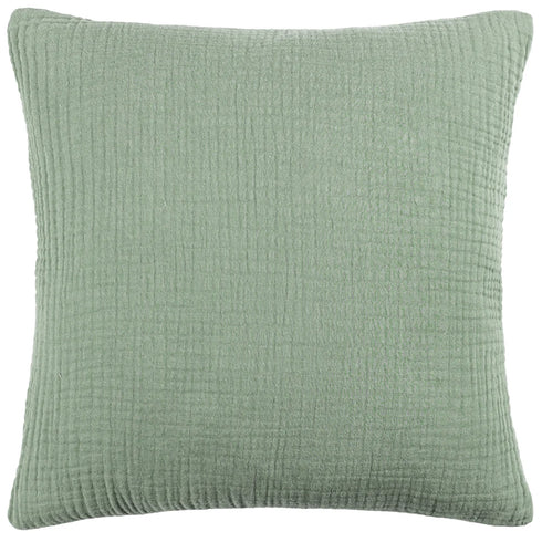 Lark Muslin Crinkle Cotton Cushion 45 x 45 cm