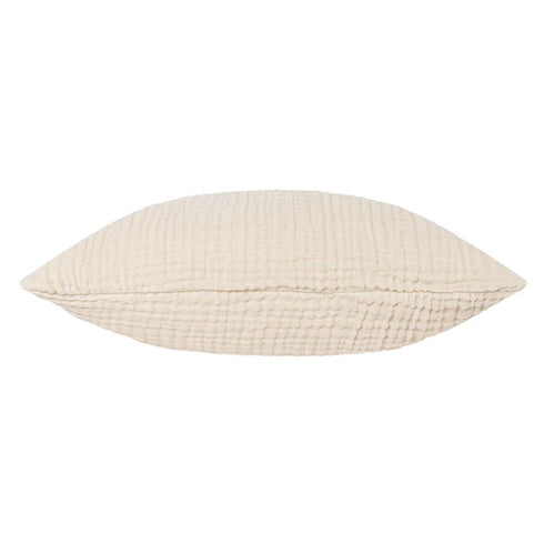 Lark Muslin Crinkle Cotton Cushion 45 x 45 cm