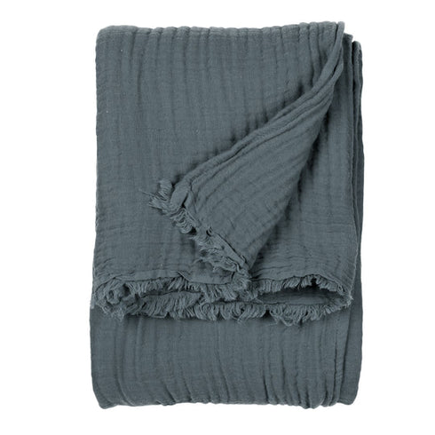 Lark Muslin Cotton Throw - 130 x 180cm