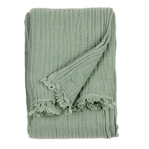 Lark Muslin Cotton Throw - 130 x 180cm