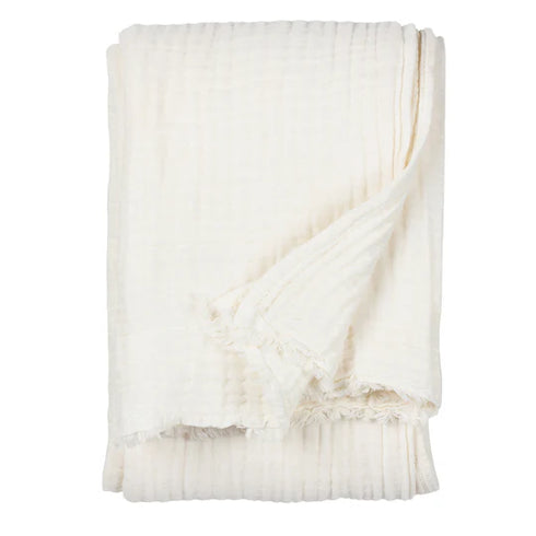 Lark Muslin Cotton Throw - 130 x 180cm