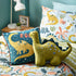Little Dinos Scandi Duvet Cover Set Blue/Green - Single
