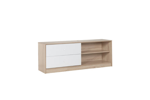 Leyton Cabin Bed White & Oak Effect