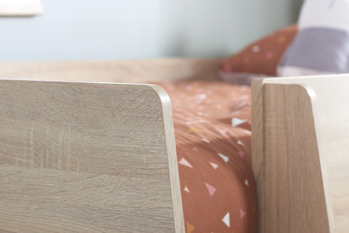 Leyton Cabin Bed White & Oak Effect