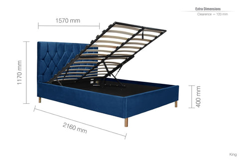 Loxley Ottoman Bed