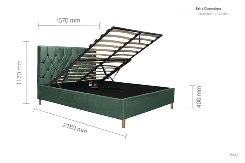 Loxley Ottoman Bed