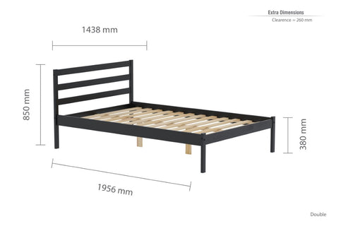 Luka Bed Black Pine