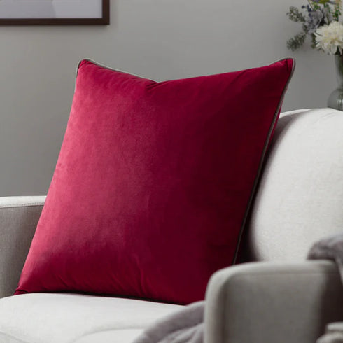 Meridian Velvet Cushion 55 x 55 cm - Polyester Filled