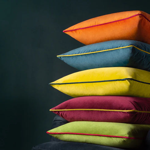 Meridian Velvet Cushion 55 x 55 cm - Polyester Filled