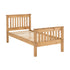 Monaco 3FT Bed High Foot End - Distressed Waxed Pine