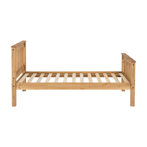 Monaco 3FT Bed High Foot End - Distressed Waxed Pine