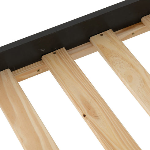 Monaco 3FT Bed High Foot End - Grey/Oak Effect