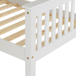 Monaco 3FT Bed High Foot End - White