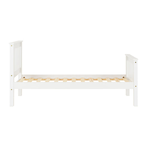 Monaco 3FT Bed High Foot End - White