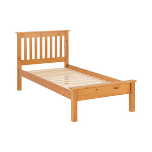 Monaco 3FT Bed Low Foot End - Antique Pine