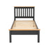 Monaco 3FT Bed Low Foot End - Grey/Oak Effect Home Done