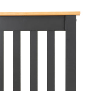 Monaco 3FT Bed Low Foot End - Grey/Oak Effect Home Done