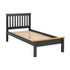 Monaco 3FT Bed Low Foot End - Grey/Oak Effect Home Done