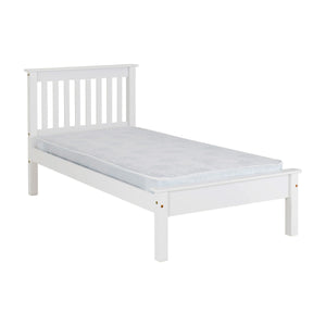 Monaco 3FT Bed Low Foot End - White