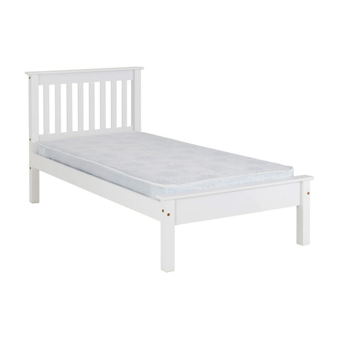 Monaco 3FT Bed Low Foot End - White