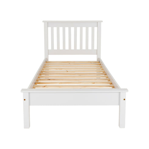 Monaco 3FT Bed Low Foot End - White