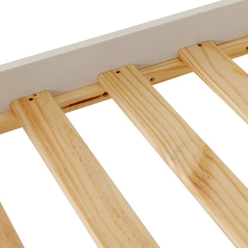 Monaco 4FT Bed High Foot End - White