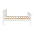 Monaco 4FT Bed High Foot End - White