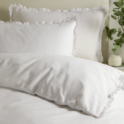Tilly 100% Cotton Ruffle Duvet Cover Set