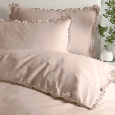 Tilly 100% Cotton Ruffle Duvet Cover Set