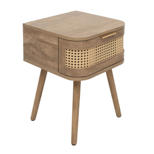 Noah 1 Drawer Bedside - Oak