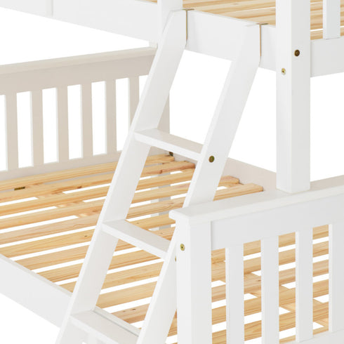 Neptune Triple Sleeper Bunk Bed - White