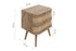 Noah 2 Drawer Bedside - Oak