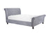 Opulence Fabric Bed Grey Velvet