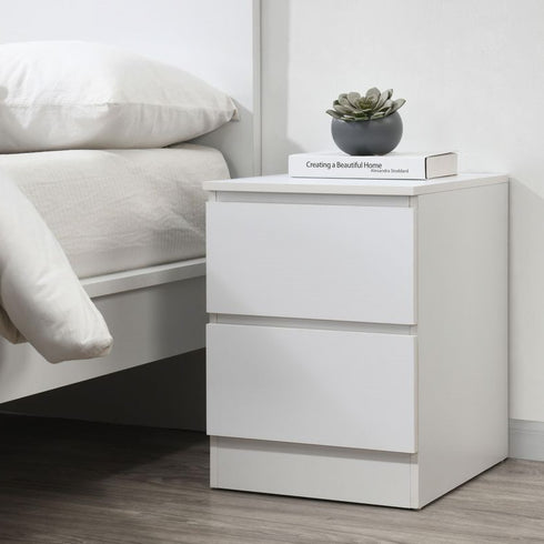 Oslo 2 Drawer Bedside