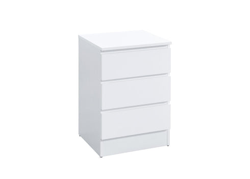 Oslo 3 Drawer Bedside