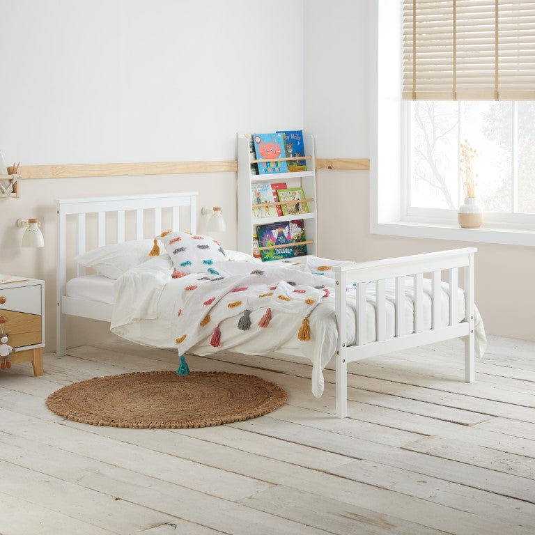 Oxford Pine Bed White