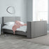 Plaza Fabric Tv Bed Grey
