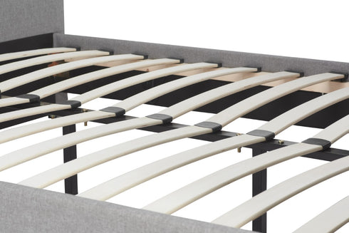 Plaza Fabric Tv Bed Grey