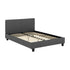 Prado 5FT Bed - Grey Faux Leather