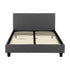 Prado 5FT Bed - Grey Faux Leather