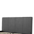 Prado 5FT Bed - Grey Faux Leather