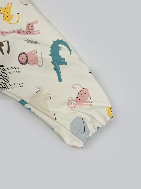 Waterproof Cape Sleeved Bib - Safari