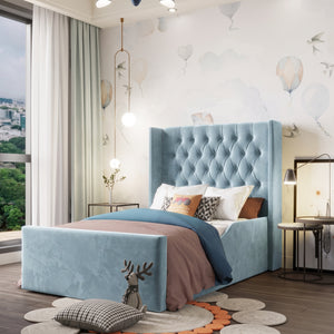 Plush Velvet Ice Blue