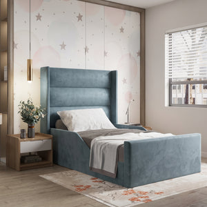 Plush Velvet Ice Blue