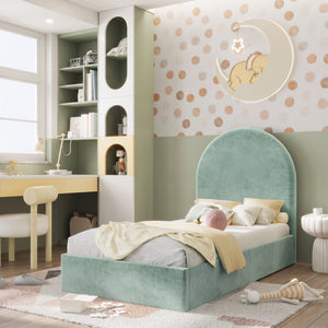 Plush Velvet Seafoam
